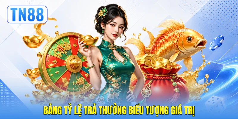 Kho Báu Vàng - Hành Trình Săn Hũ Huyền Thoại Cùng TN88 3 Bảng tỷ lệ trả thưởng biểu tượng giá trị
