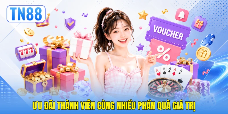 TN88 - Trang Chủ TN88.COM Chính Thức 2026 - Thưởng Nạp Đầu 888K 11 Ưu đãi thành viên cùng nhiều phần quà giá trị